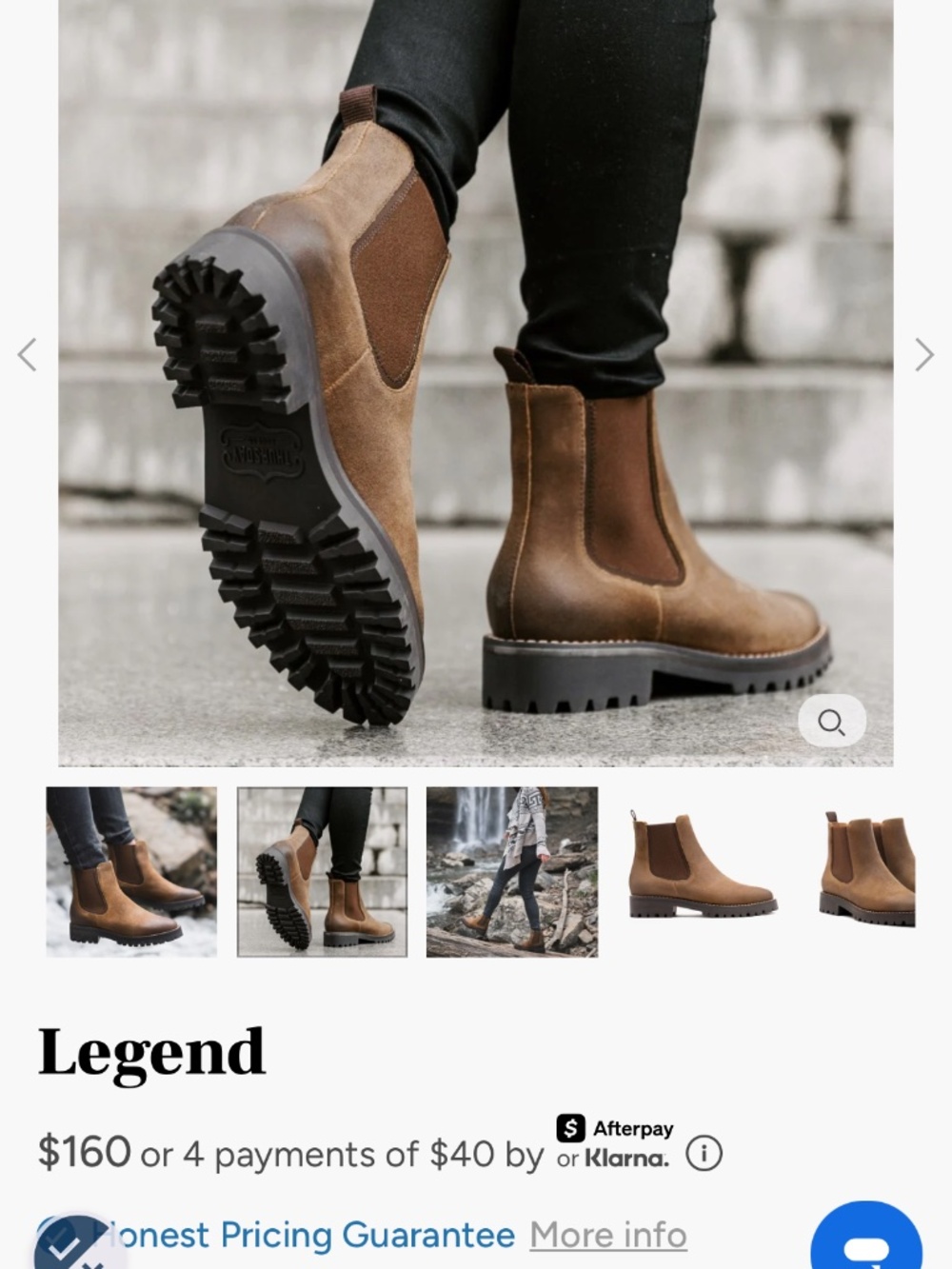 Garden Girl Thursday Boot Co, Chelsea Legend Size 8.5 “Safari” - Picture 6 of 8